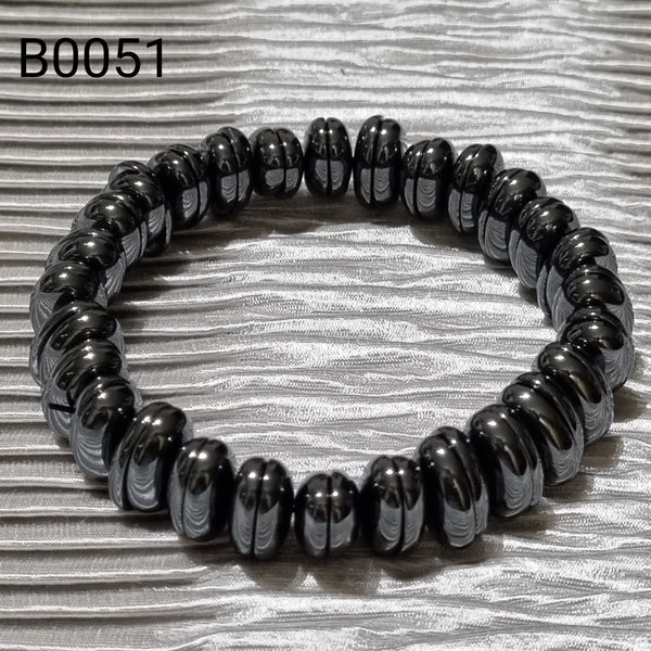 B0051 - Haematite Bracelet - 12.5mm
