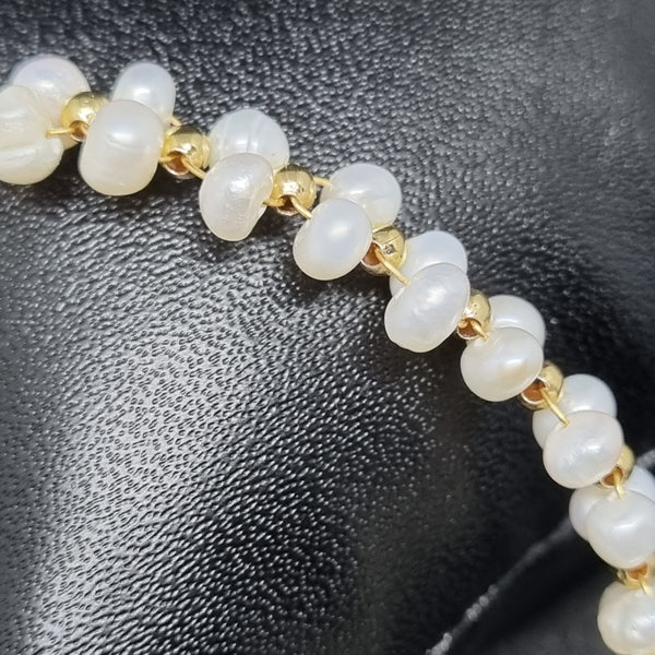 B0232 - Freshwater Pearls Bracelet - double row