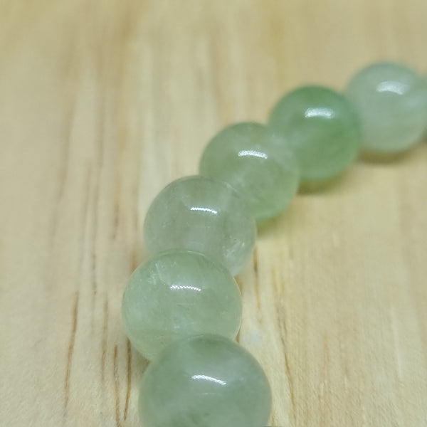 B0352 - Green Fluorite 拉丝萤石 Bracelet - 9mm