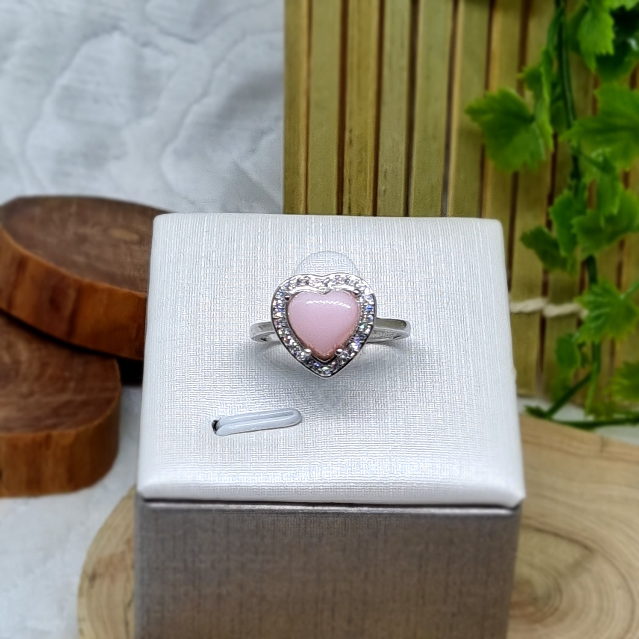 R0083 - Pink Opal Ring