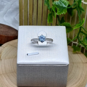 R0103 - Swiss Blue Topaz Ring