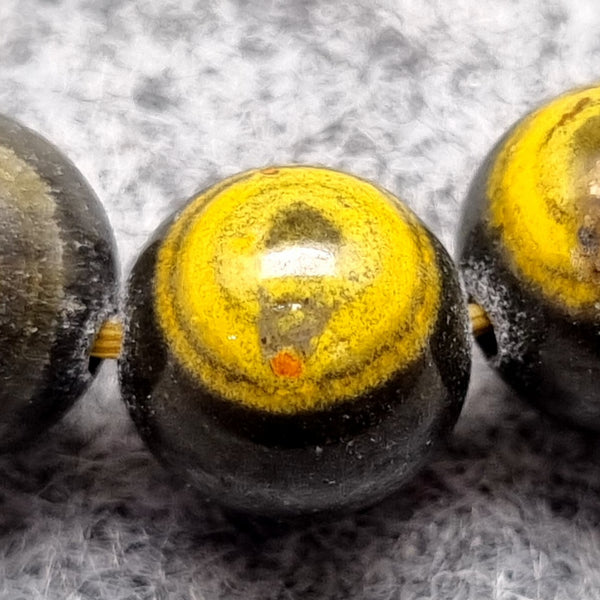 B0712 - Bumblebee Jasper Bracelet (One-Eyed) - 8.5mm